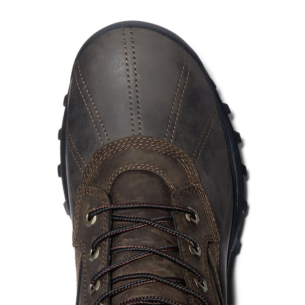 Bota Neve Masculino - Timberland Canard Mid Impermeavel Couro - CNQJV9461 - Marrom